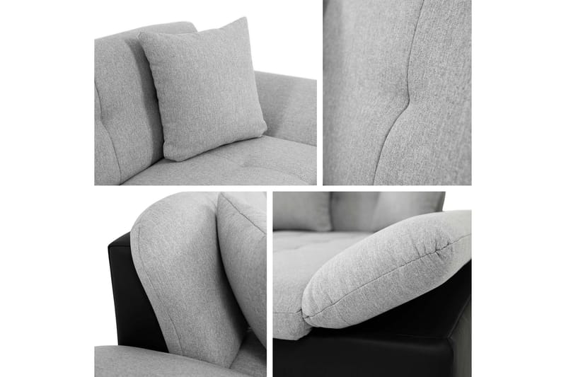 Djerra Bäddsoffa med Divan 3-sits - Orange - Möbler - Soffa - Bäddsoffa