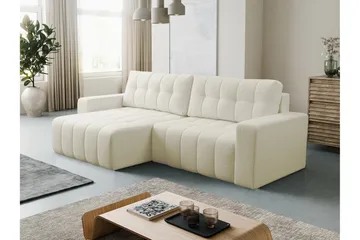 Doryn Bäddsoffa med Divan 3-sits - Beige - Möbler - Soffa - Bäddsoffa