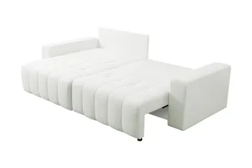 Doryn Bäddsoffa med Divan 3-sits - Vit - Möbler - Soffa - Bäddsoffa