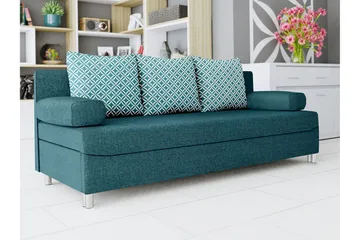 Dover Bäddsoffa 192x80x80 cm - Blå - Möbler - Soffa - Bäddsoffa