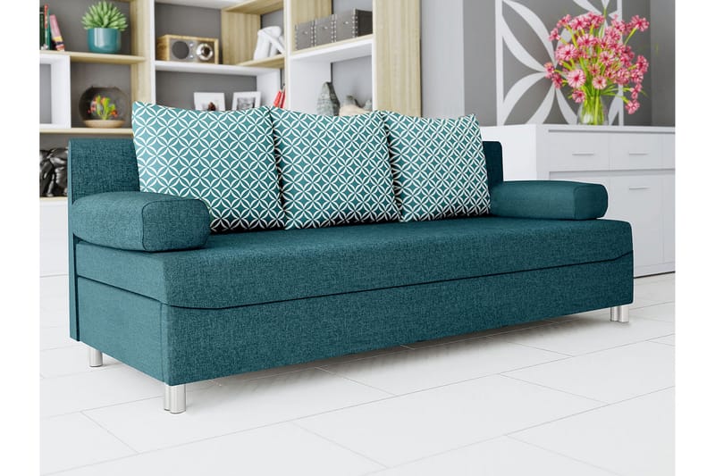 Dover Bäddsoffa 192x80x80 cm - Blå - Möbler - Soffa - Bäddsoffa
