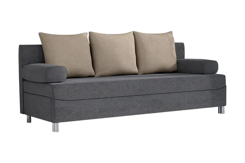 Dover Bäddsoffa 192x80x80 cm, Grå