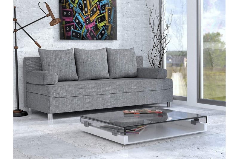 Dover Bäddsoffa 192x80x80 cm - Grå - Möbler - Soffa - Bäddsoffa