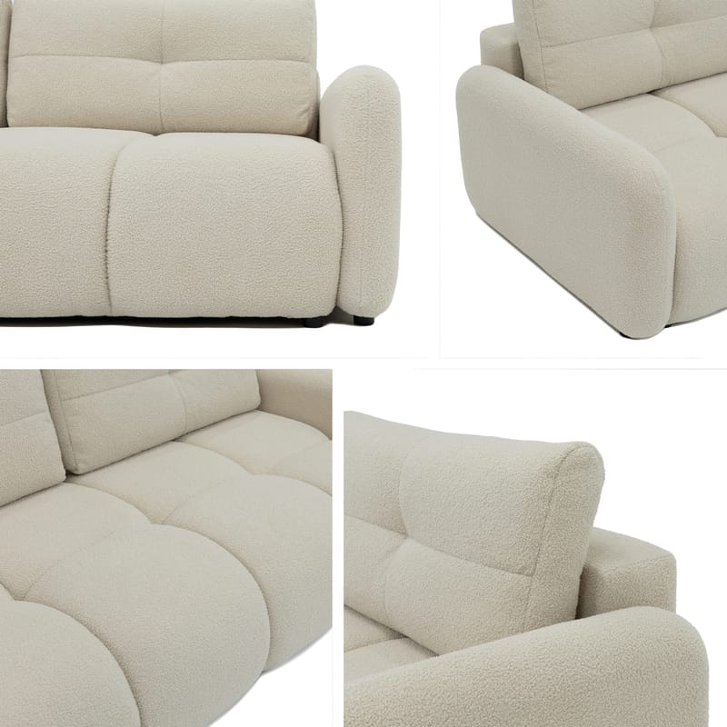 Durven Bäddsoffa 3-sits - Grå - Möbler - Soffa - Bäddsoffa