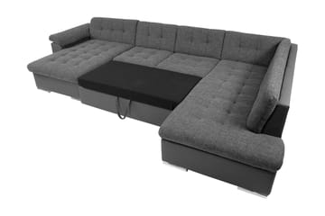 Dynir Bäddsoffa m. Divan och Schäslong 4-sits - Grön - Möbler - Soffa - Bäddsoffa