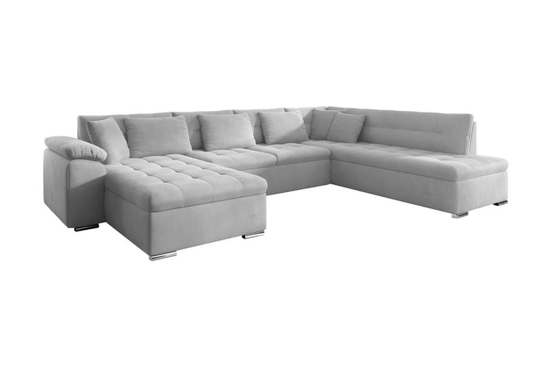 Dynir Bäddsoffa m. Divan och Schäslong 4-sits - Vit - Möbler - Soffa - Bäddsoffa