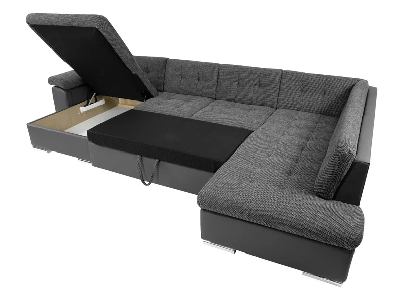 Dynir Bäddsoffa med Divan och Schäslong 5-sits - Blå - Möbler - Soffa - Bäddsoffa