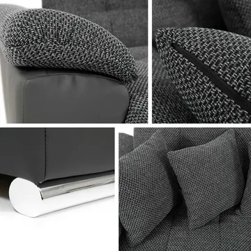 Dynir Bäddsoffa med Divan och Schäslong 5-sits - Brun - Möbler - Soffa - Bäddsoffa