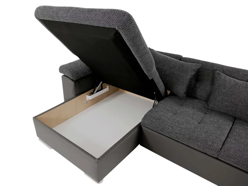 Dynir Bäddsoffa med Divan och Schäslong 5-sits - Rosa - Möbler - Soffa - Bäddsoffa