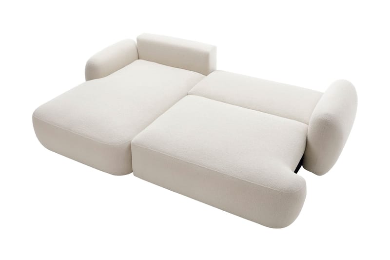Efrem Bäddsoffa med Divan 3-sits i Bouclé - Beige - Möbler - Soffa - Bäddsoffa