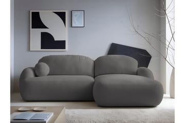 Efrem Bäddsoffa med Divan 3-sits i Bouclé - Mörkgrå - Möbler - Soffa - Bäddsoffa