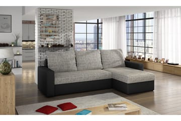 Eguino Bäddsoffa - Grå/Svart - Möbler - Soffa - Bäddsoffa