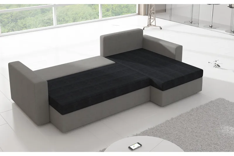 Eguino Bäddsoffa - Grå/Vit - Möbler - Soffa - Bäddsoffa