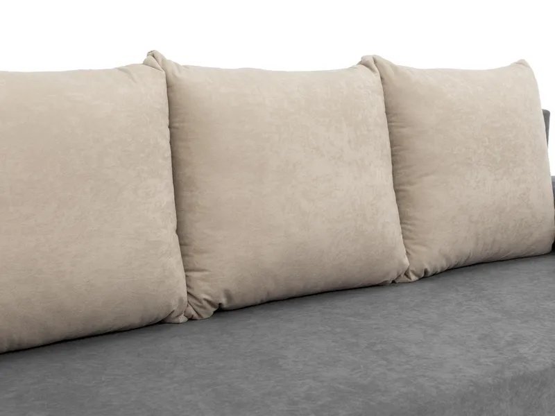 Eifion 3-sits Bäddsoffa med fotpall och förvaring - Möbler - Soffa - Bäddsoffa