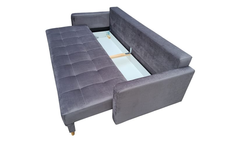 Eirado 4-sits Bäddsoffa - Grå - Möbler - Soffa - Bäddsoffa