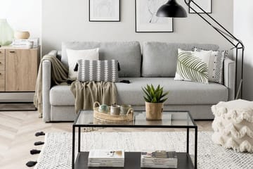 Eksjo Bäddsoffa 220 cm - Grå - Möbler - Soffa - Bäddsoffa