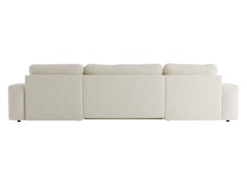 Elvior 5-sits U-formad bäddsoffa med dubbeldivan - grå - Möbler - Soffa - Bäddsoffa