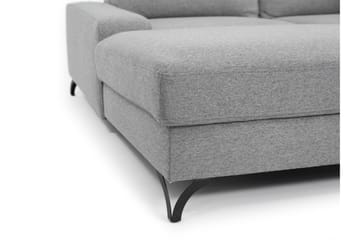 Emet Bäddsoffa med Divan 3-sits - Grå - Möbler - Soffa - Bäddsoffa