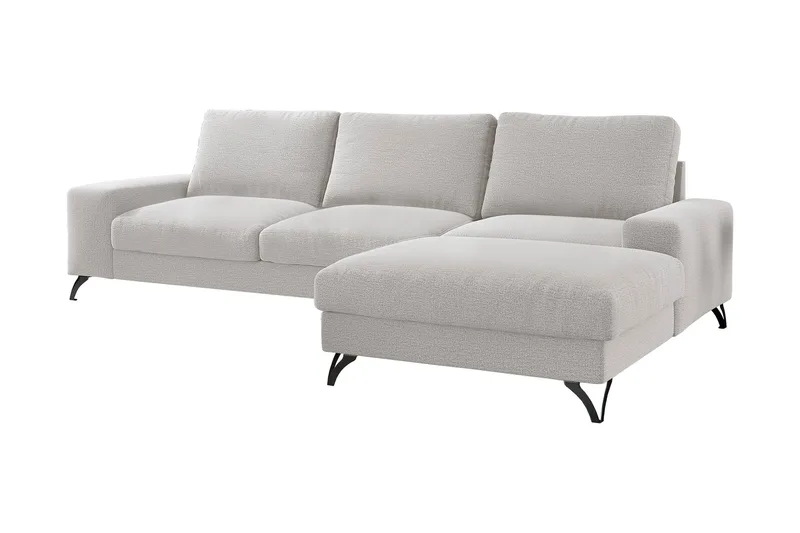 Emet Bäddsoffa med Divan 3-sits - Grå - Möbler - Soffa - Bäddsoffa