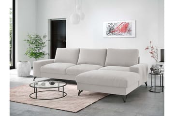 Emet Bäddsoffa med Divan 3-sits - Grå - Möbler - Soffa - Bäddsoffa