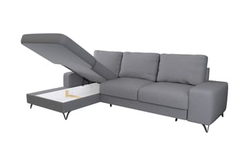 Emet Bäddsoffa med Divan 3-sits - Ljusbrun - Möbler - Soffa - Bäddsoffa