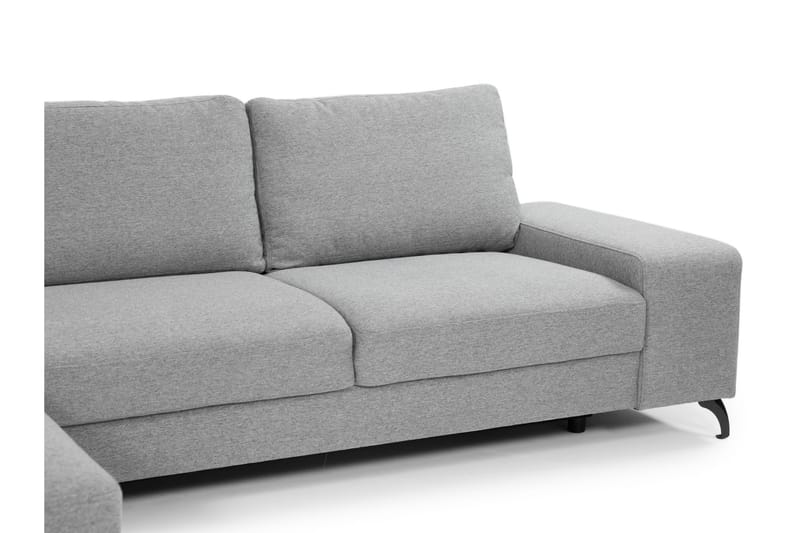 Emet Bäddsoffa med Divan 3-sits - Ljusbrun - Möbler - Soffa - Bäddsoffa