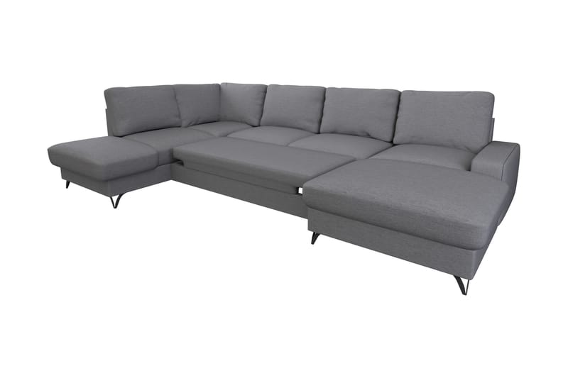 Emet Bäddsoffa med Divan och Schäslong 5-sits - Beige - Möbler - Soffa - Bäddsoffa