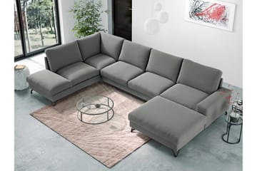 Emet Bäddsoffa med Divan och Schäslong 5-sits - Beige - Möbler - Soffa - Bäddsoffa