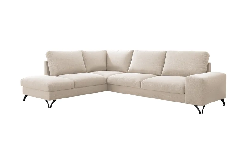 Emet Bäddsoffa med Schäslong 4-sits, Grå
