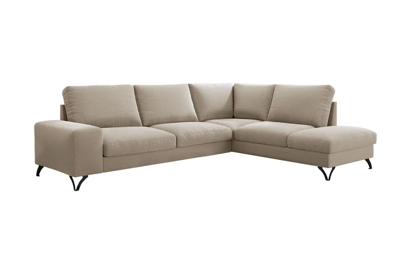 Emet Bäddsoffa med Schäslong 4-sits - Vit - Möbler - Soffa - Bäddsoffa