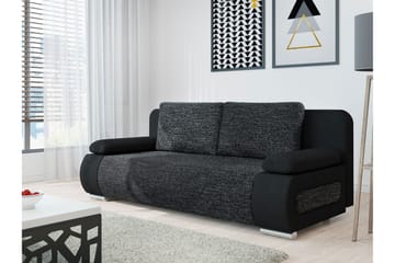 Emma Bäddsoffa 200x94x76 cm - Svart/Grå - Möbler - Soffa - Bäddsoffa