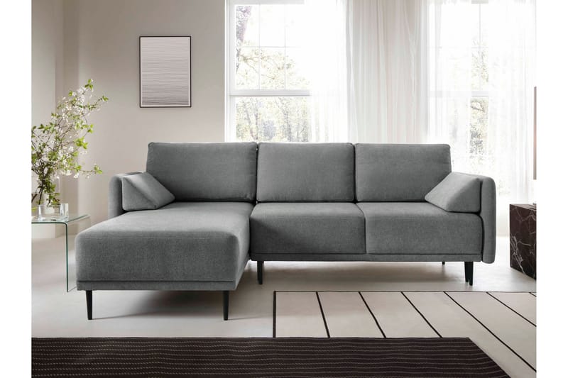 Enaya Bäddsoffa m. Divan 3-sits - Grå - Möbler - Soffa - Bäddsoffa