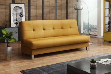 Enduro Bäddsoffa 195x85x90 cm - Gul - Möbler - Soffa - Bäddsoffa