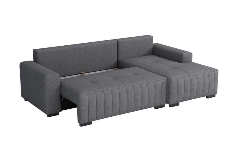 Esher 3-sits Bäddsoffa Höger - Grå - Möbler - Soffa - Bäddsoffa