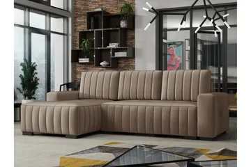 Esher 4-sits Bäddsoffa Vänster - Beige - Möbler - Soffa - Bäddsoffa