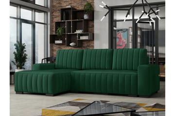 Esher 4-sits Bäddsoffa Vänster - Grön - Möbler - Soffa - Bäddsoffa