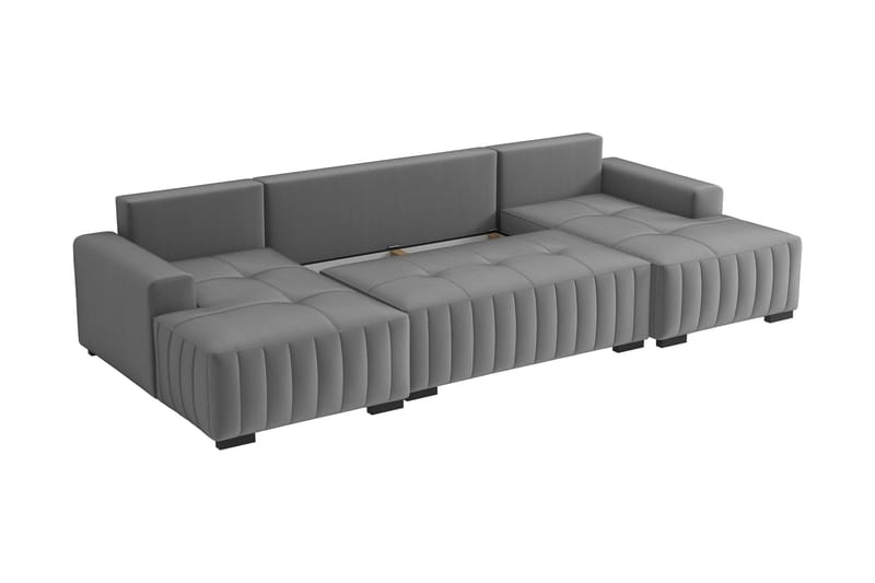 Esher Bäddsoffa Dubbeldivan 4-sits i Plysch - Beige - Möbler - Soffa - Bäddsoffa