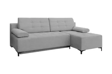 FABIO 4-sits Bäddsoffa Vänster - Grå - Möbler - Soffa - Bäddsoffa