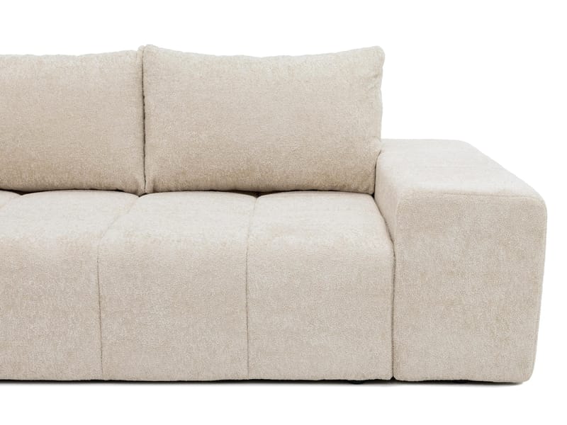 Falor 3-sits Bäddsoffa med divan Högervänd - Ljusgrå - Möbler - Soffa - Bäddsoffa