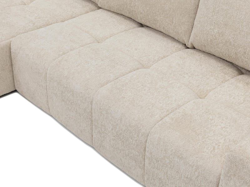 Falor 3-sits Bäddsoffa med divan Högervänd - Ljusgrå - Möbler - Soffa - Bäddsoffa