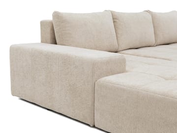 Falor 3-sits Bäddsoffa med divan Högervänd - Ljusgrå - Möbler - Soffa - Bäddsoffa