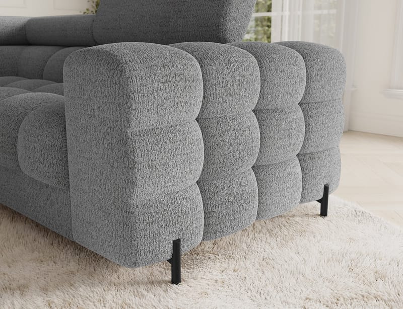 Fectory 6-sits Bubblig Hörnbäddsoffa med Schäslong och förvaring Vänster - Royal 03 - Möbler - Soffa - Bäddsoffa