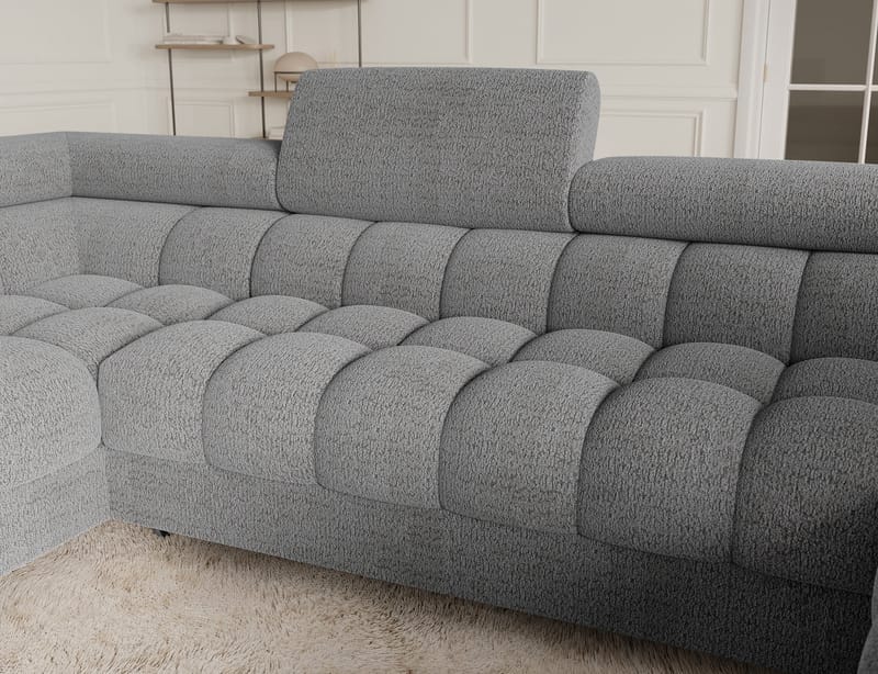 Fectory 6-sits Bubblig Hörnbäddsoffa med Schäslong och förvaring Vänster - Royal 03 - Möbler - Soffa - Bäddsoffa