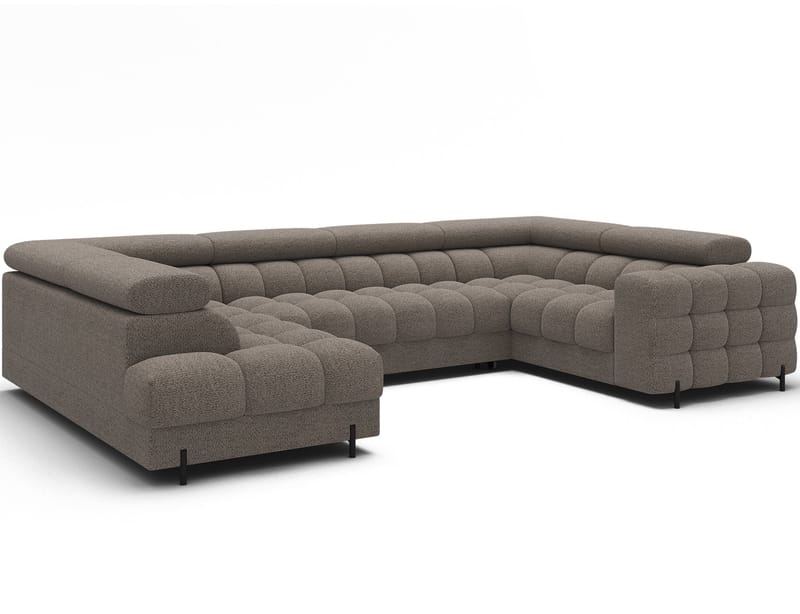 Fectory 6-sits Bubblig Hörnbäddsoffa med Schäslong och förvaring Vänster - Royal 20 - Möbler - Soffa - Bäddsoffa