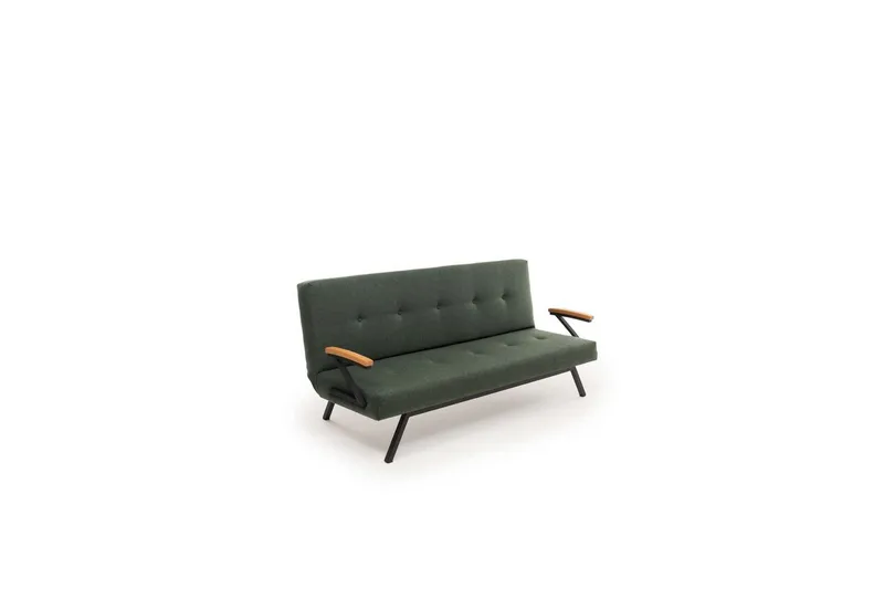 Fennor Bäddsoffa 3-sits, Grön
