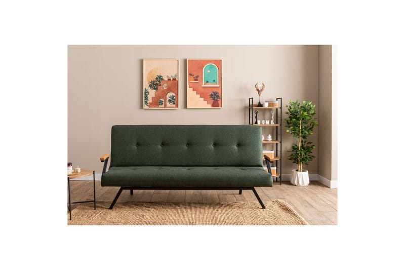 Fennor Bäddsoffa 3-sits - Grön - Möbler - Soffa - Bäddsoffa