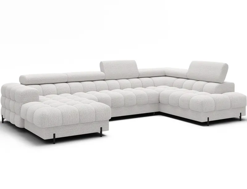 Feraria 6-sits Bubblig Bäddsoffa med Divan och Schäslong förvaring Höger - Royal 01 - Möbler - Soffa - Bäddsoffa
