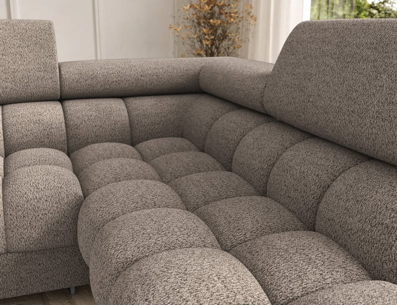 Feraria 6-sits Bubblig Bäddsoffa med Divan och Schäslong förvaring Höger - Royal 20 - Möbler - Soffa - Bäddsoffa