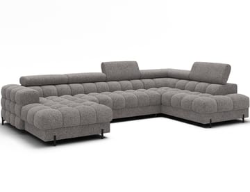 Feraria 6-sits Bubblig Bäddsoffa med Divan och Schäslong förvaring Höger - Pellerito 20 - Möbler - Soffa - Bäddsoffa