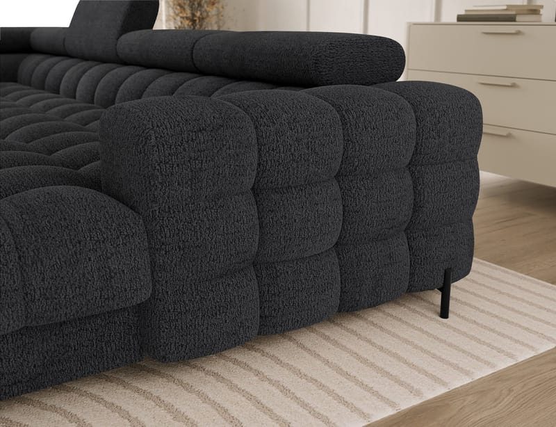 Feraria 6-sits Bubblig Bäddsoffa med Divan och Schäslong förvaring Vänster - Royal 05 - Möbler - Soffa - Bäddsoffa